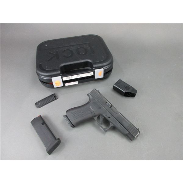 Glock Model 48 Semi-Automatic Pistol- 4  Barrel- 2 Mags- Manual- Night Sights- Cleaning Kit- Hard Ca