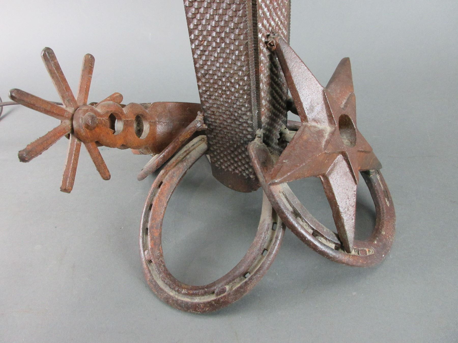Cowboy Lamp Made By Frank Schultz In The Early 1990's- Unmarked- Rasps ...