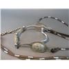 Image 4 : 1 Eared Rolled Headstall- Buckle Marked Sterling- Ferrules On Headstall And Reins- Overlaid Curb Bit