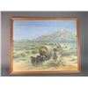 Image 1 : Wagon Train Picture By Fred Greyson- 30" X 24"