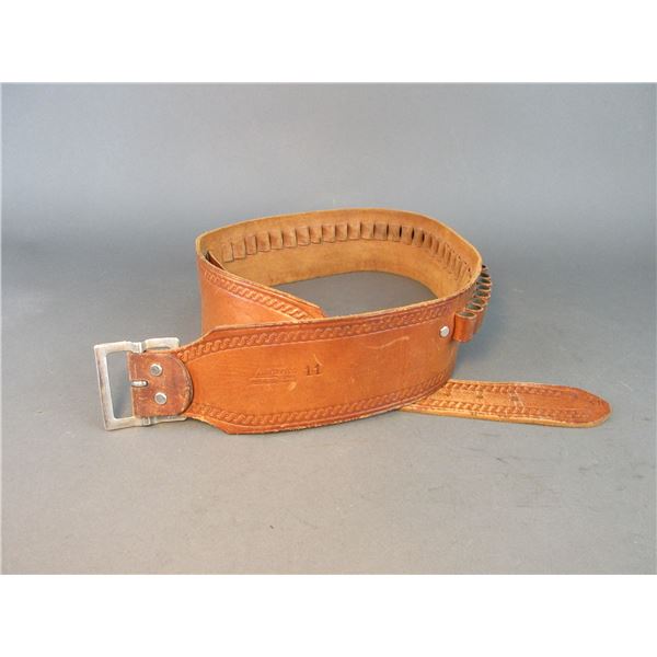 Marked George Lawrence Company Portland Oregon Stamped Cartridge Belt- 30 .30-06 Loops- 44" X 3"