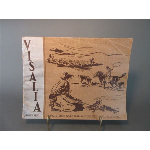 Original Visalia Stock Saddle Co #35 Catalog- Since 1870- 54 Pages- 11" X 8.5"- Pretty Fair Conditio