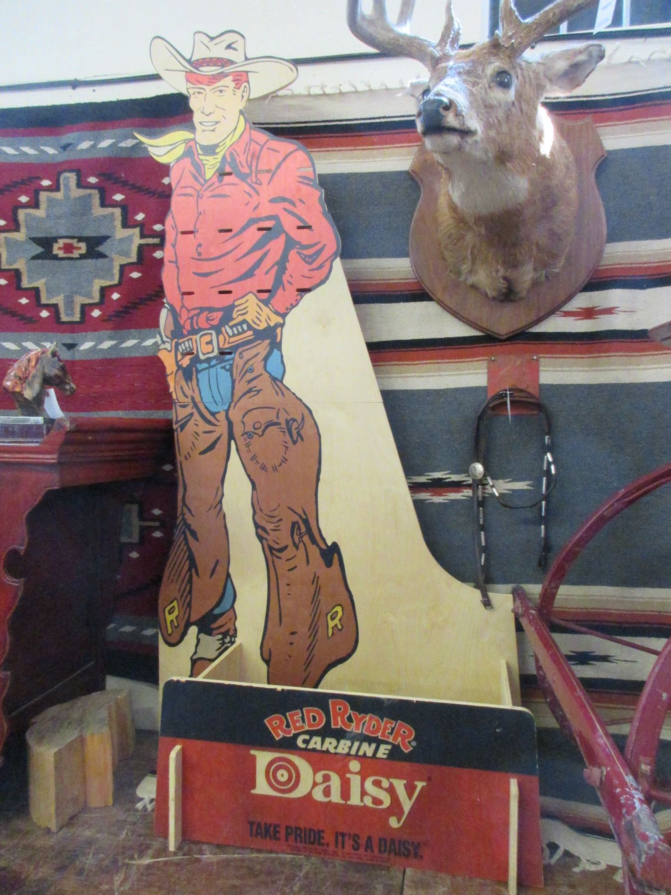 Daisy Red Ryder Carbine Store Display- Plywood- 68