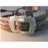 Image 3 : Rolled Leather Headstall- Buckle Is Marked Sterling And I Think Everything Else Is Also- Raised Copp