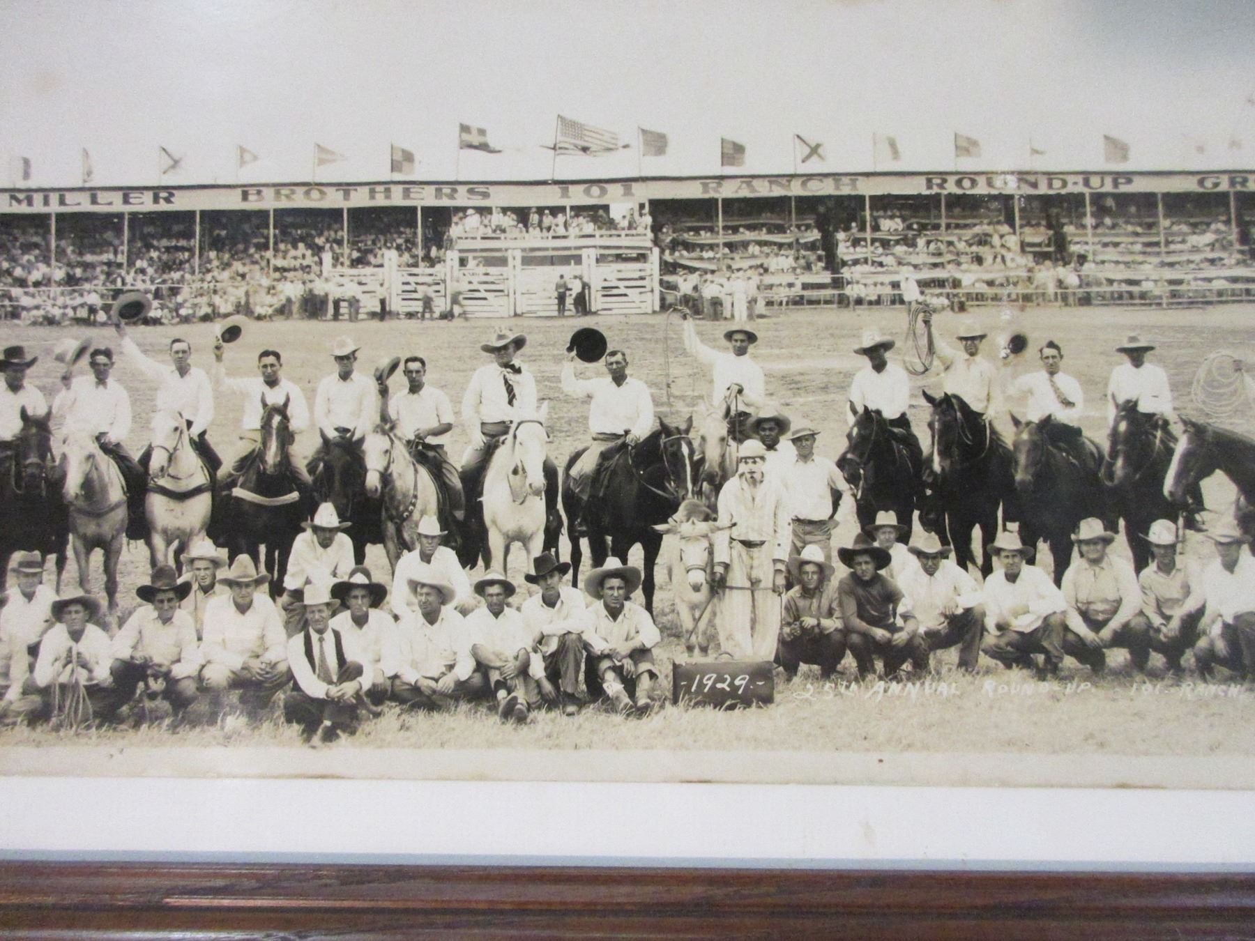 Past 101 Ranch Rodeo Queens Original 1929 Panoramic Photo Of The Miller Bros 101 Ranch Wild West ...