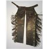 Image 1 : Marked S C Gallip Saddle Co Pueblo Step In Chaps- Dotted Pockets- 16 1.5" Conchos- Long Fringe- Buck