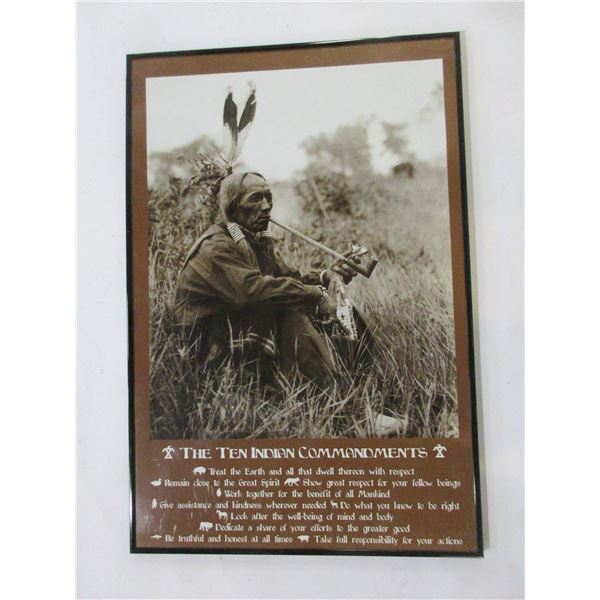 Indian Commandments The 10 Indian Commandments Poster- 36