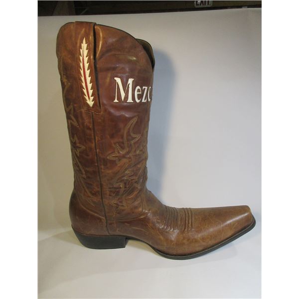 Large Store Advertisement Boot- Mezcalero Boots- 32"H X 28"L X 9"W- Cool