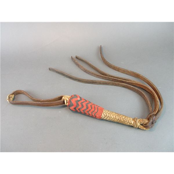 Heavy Duty Rawhide Quirt- Total Length 32 