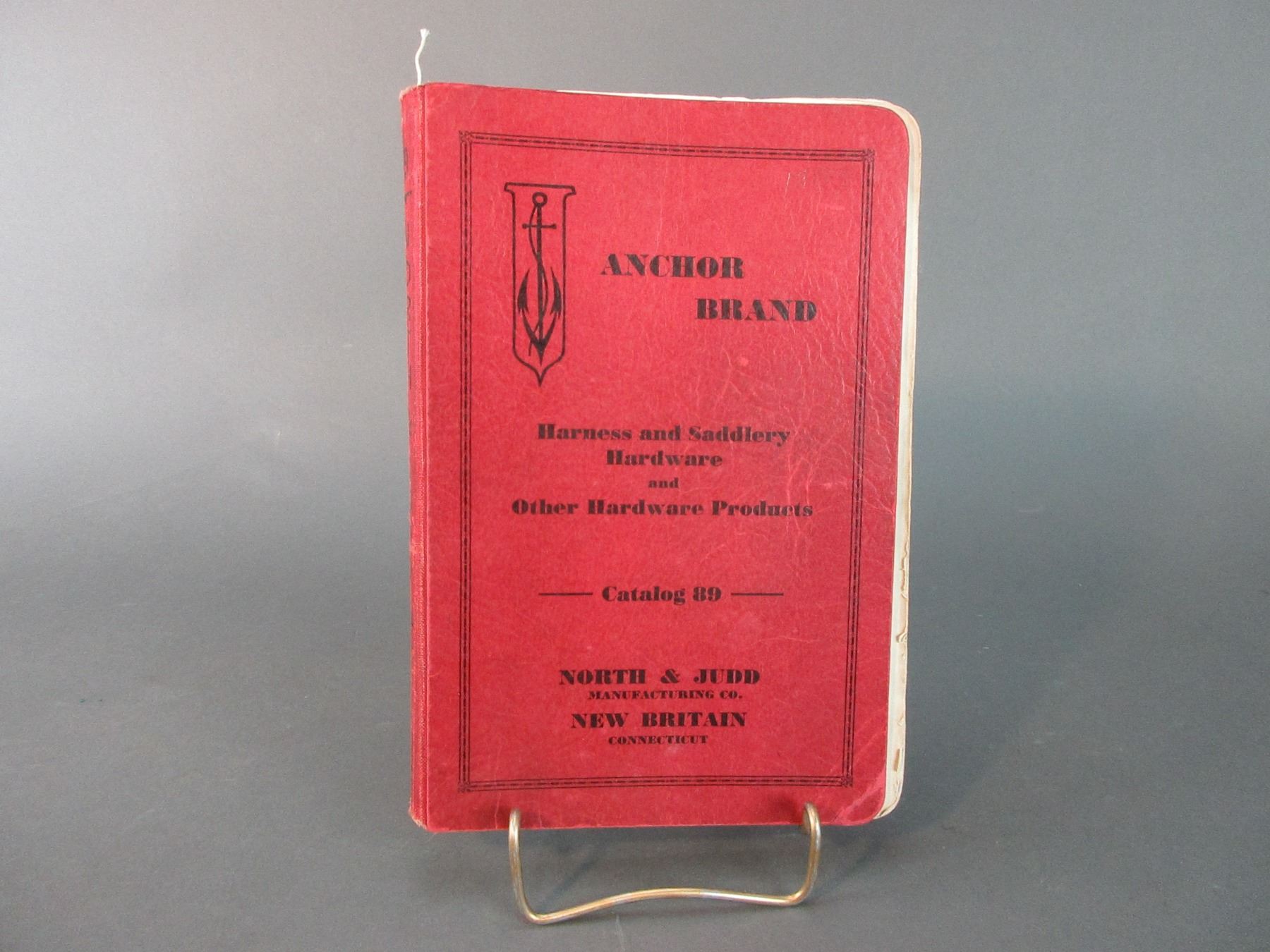 1933 Anchor Brand North + Judd Catalog 251 Pages 9" X 6" Good Condition