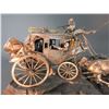 Image 3 : Pewter Stage Coach Sculpture "Flat Out For Red River Station"- Limited Edition- Sculpted By Michael 