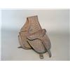 Image 2 : Small Set Of Basket Stamped Saddle Bags- 7" X 6"- Fair Condition