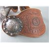 Image 3 : Marked F Schultz 217 Silver Inlaid Double Mounted Spurs- Canon City Pattern- .8" Bands- 2.5" Goose N