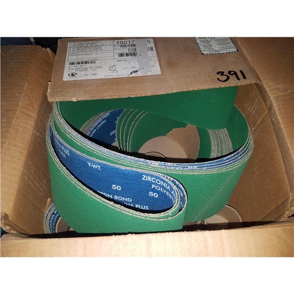 Carborundum Abrasive Sanding Belt 4  x 132  Gr.50