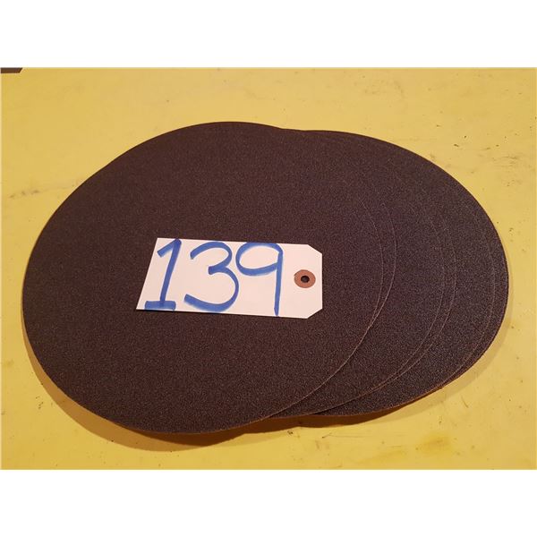Lot(10) of Stick-On Grinding Disc 10"
