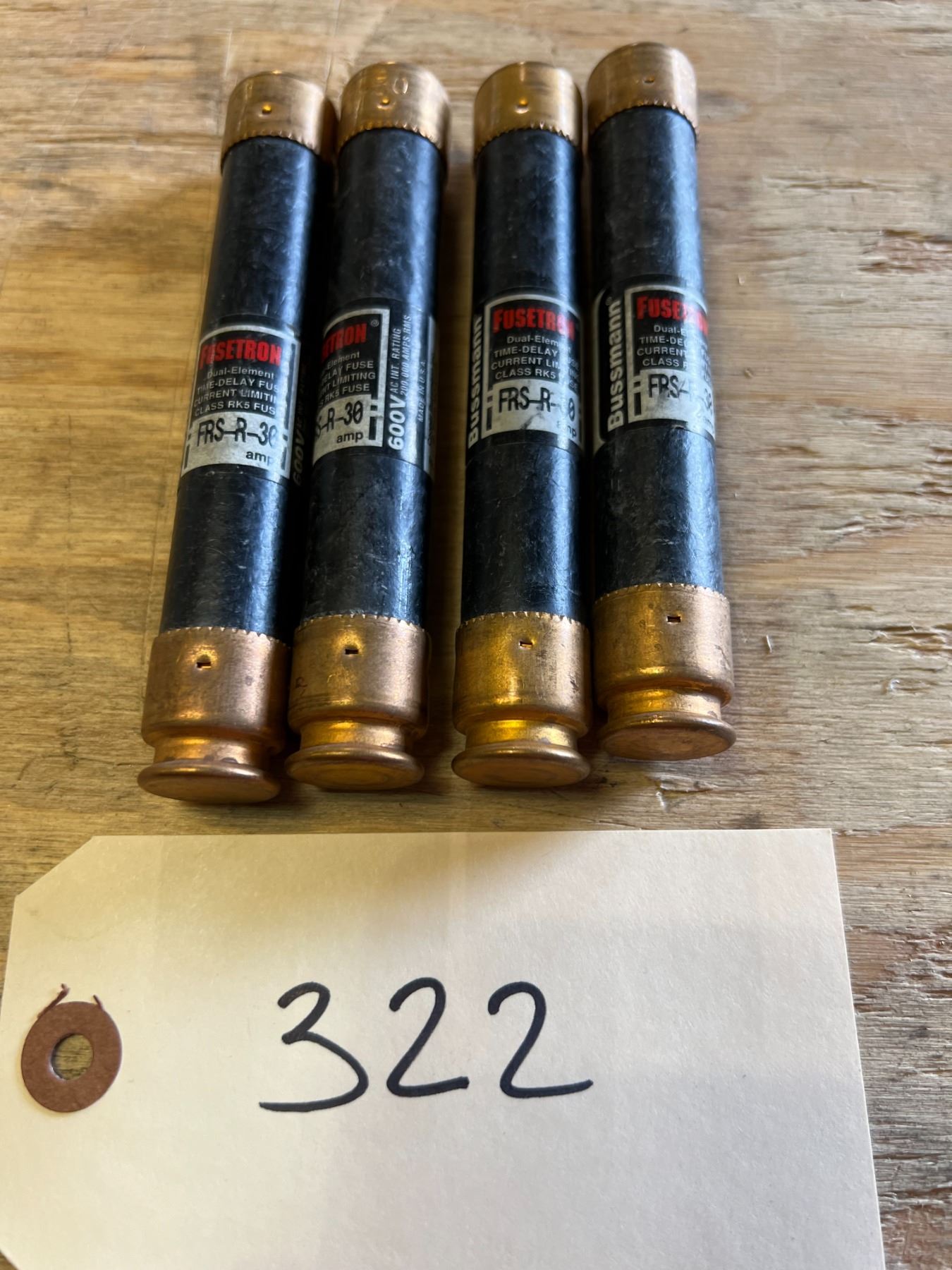 LOT 4 X FUSIBLES FRS-R-30 amp TESTÉS