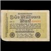 Image 2 : 1923 Fifth Issue Germany 10 Million Mark Post-WWI Hyperinflation Banknote P# 106a, Watermark: G/D in