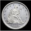 Image 2 : ***Auction Highlight*** 1875-p Twenty Cent Piece 20c Graded Select Unc BY USCG (fc)