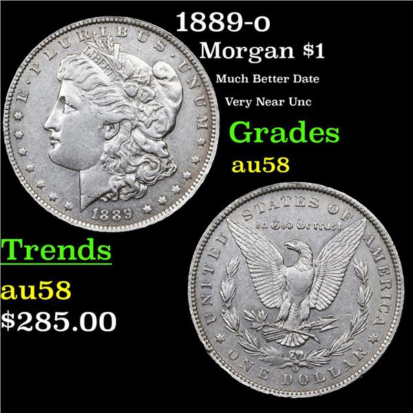 1889-o Morgan Dollar $1 Grades Choice AU/BU Slider