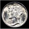Image 2 : 1943-p Mercury Dime 10c Grades GEM++ Unc