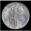 Image 3 : 1945-d Mercury Dime 10c Grades Choice Unc+ FSB