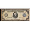 Image 2 : 1914 $10 Large Size Blue Seal Federal Reserve Note Atlanta, GA 6-F Grades vf, very fine
