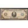 Image 2 : 1914 $10 Large Size Blue Seal Federal Reserve Note Chicago, IL Grades f+ FR-931