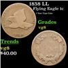 Image 1 : 1858 LL Flying Eagle Cent 1c Grades vg, very good