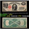 Image 1 : 1917 $1 Large Size Legal Tender, Signatures of Burke & Teehee, FR36 Grades vf+