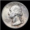 Image 2 : 1945-p Washington Quarter 25c Grades GEM Unc