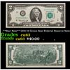 Image 1 : **Star Note** 1976 $2 Green Seal Federal Reserve Note Grades Select CU