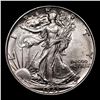 Image 2 : 1943-p Walking Liberty Half Dollar 50c Grades Choice Unc