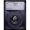 Image 4 : Proof 1957 Washington Quarter 25c Graded pr67+ cam BY SEGS