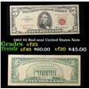 Image 1 : 1963 $5 Red seal United States Note Grades vf+