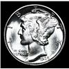 Image 2 : 1936-p Mercury Dime 10c Graded ms66+ FSB BY SEGS