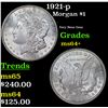 Image 1 : 1921-p Morgan Dollar $1 Grades Choice+ Unc