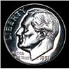 Image 2 : Proof 1951 Roosevelt Dime 10c Grades GEM++ Proof