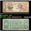 Image 1 : 1890 $1 Treasury Note Edwin M Stanton Grades f+ Signatures Rosecrans/Huston