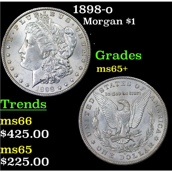 1898-o Morgan Dollar $1 Grades GEM+ Unc