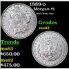 Image 1 : 1889-o Morgan Dollar $1 Grades Select Unc