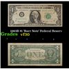 Image 1 : 1963B $1 'Barr Note' Federal Reserve Note Grades Choice AU