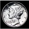 Image 2 : 1943-p Mercury Dime 10c Grades GEM+ Unc