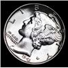 Image 2 : 1943-p Mercury Dime 10c Grades GEM++ Unc