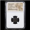 Image 2 : NGC Attica, Eleusis Ca. 350-300 BC AE17 (3.66g) obv. Triptolemus on Winged Snake rev. Pig Stg. Grade