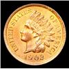 Image 2 : 1902 Indian Cent 1c Grades GEM Unc RB