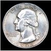Image 2 : 1943-d Washington Quarter 25c Grades GEM++ Unc
