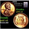 Image 1 : Proof 1951 Lincoln Cent 1c Graded pr67 rd BY SEGS