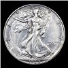 Image 2 : ***Auction Highlight*** 1938-d Walking Liberty Half Dollar 50c Graded Select Unc BY USCG (fc)