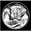 Image 2 : 1943-p Mercury Dime 10c Graded ms66+ FSB BY SEGS