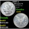 Image 1 : 1897-s Morgan Dollar $1 Grades Select Unc